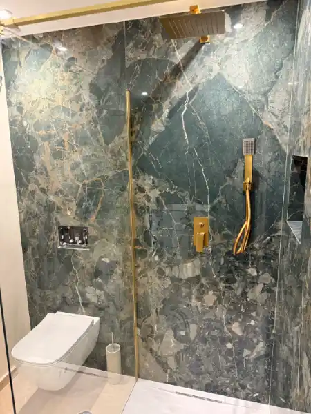 bathroom plumbing after