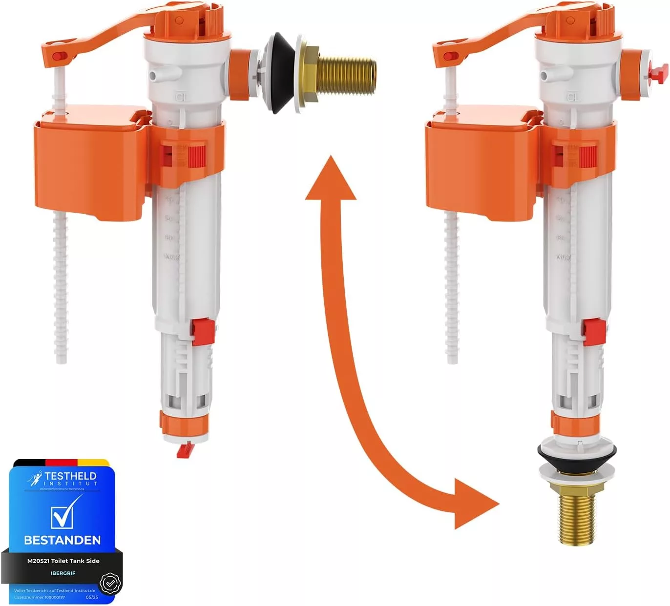 Universal Toilet Filling Valve